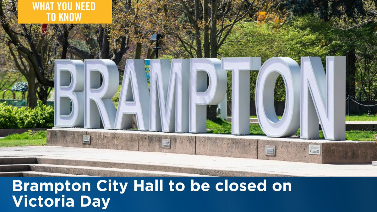 This year, Victoria Day is on May 20 marking the official start of the summer 2024 season. As a result, some City services will be running differently, like @BramptonTransit. Here's what you need to know, #Brampton 🔗: ow.ly/KSjG50RFXeg