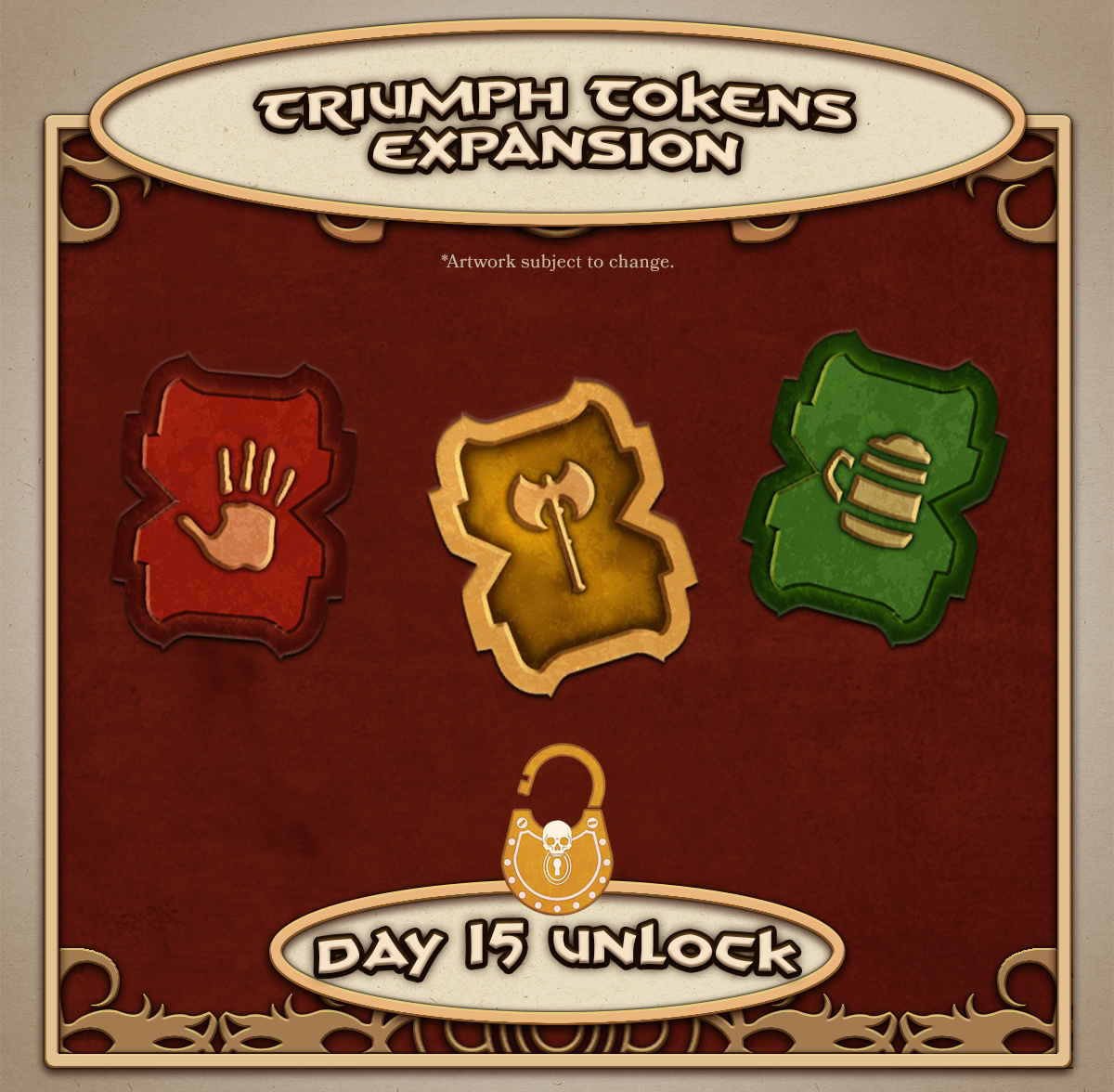 Triumph Tokens have arrived in The Adventures of Conan! ⚔️ Find out more: ow.ly/mijr50RFYBZ