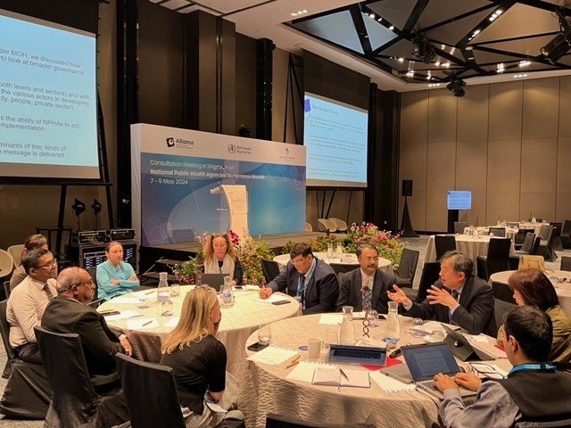 Last week, our #NPHAGovernance consultation w/ @AllianceHPSR & @MOHSingapore identified NPHA governance systems and their impact on health emergency preparedness & response We will continue working with NPHA leaders to strengthen our collective ability to protect communities