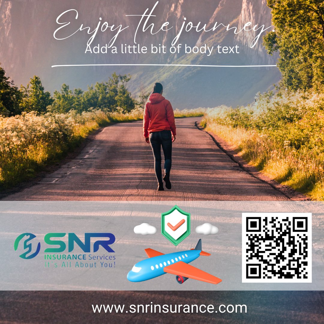 'Don't leave home without it! Travel Medical Insurance: Your essential companion for a secure and carefree adventure.Obtain a quote today by visiting our website at snr.brokersnexus.com. #NRIPage #SNRInsurance #betterchoice #travelmedicalinsurance #PeaceOfMind