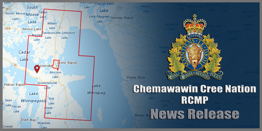 14yo female deceased after attending Nursing Station in Chemawawin Cree Nation with serious injuries early morning of May13. #rcmpmb determined death to be a homicide. Kingsley Lachose, 19, arrested later in the morning on May13 for 2nd Degree Murder.