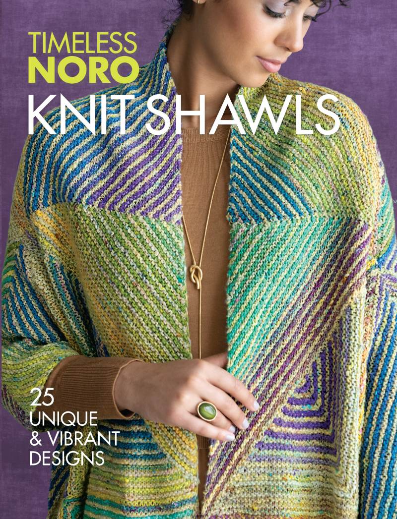 Timeless Noro: Knit Shawls is a hardcover featuring captivating designs crafted with Noro yarns like Silk Garden Sock, Kakigori, Kureyon, and more!

Limited stock of this one left - grab yours while you can.

#noroyarns #noro #knit