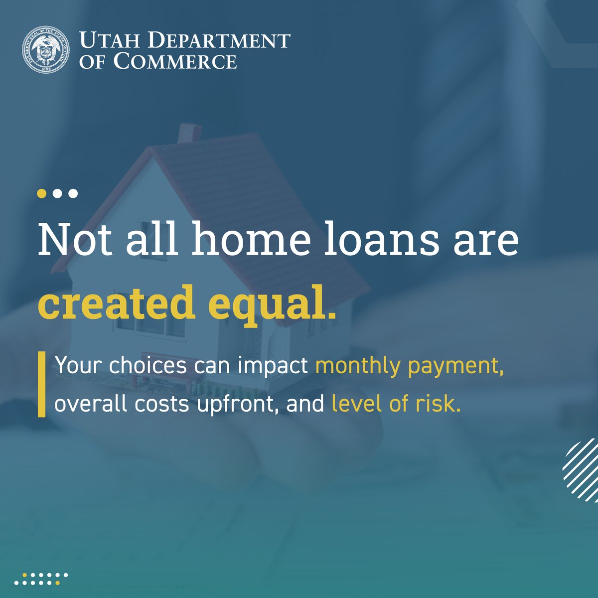 Not all home loans are created equal. Your choices can impact your monthly payment, your overall costs upfront and over time, and your level of risk.  Explore this guide to fully understand your choices: consumerfinance.gov/owning-a-home/…