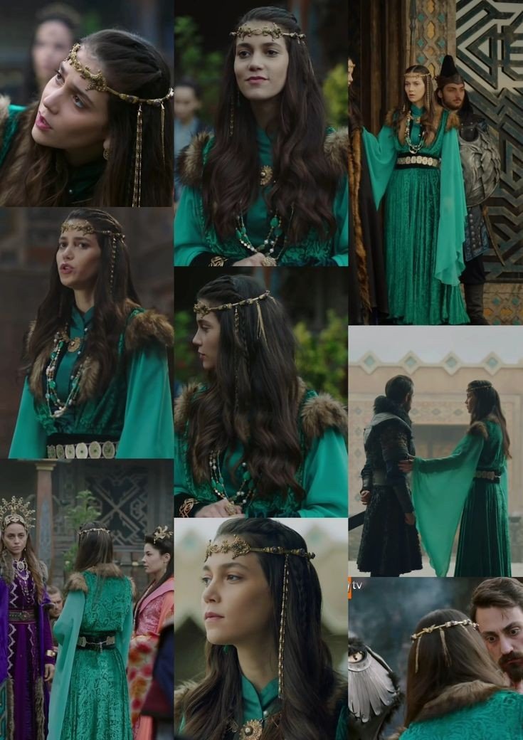 #EcemSenaBayır 'ın Destan daki kıyafetleri part 2 beğendiğim için atmak istedim. Favorim mor olan görenler yeşil mi mor mu hangisi daha çok yakışmış? Merak ettim fikirlerinizi #OrNil #Holofira