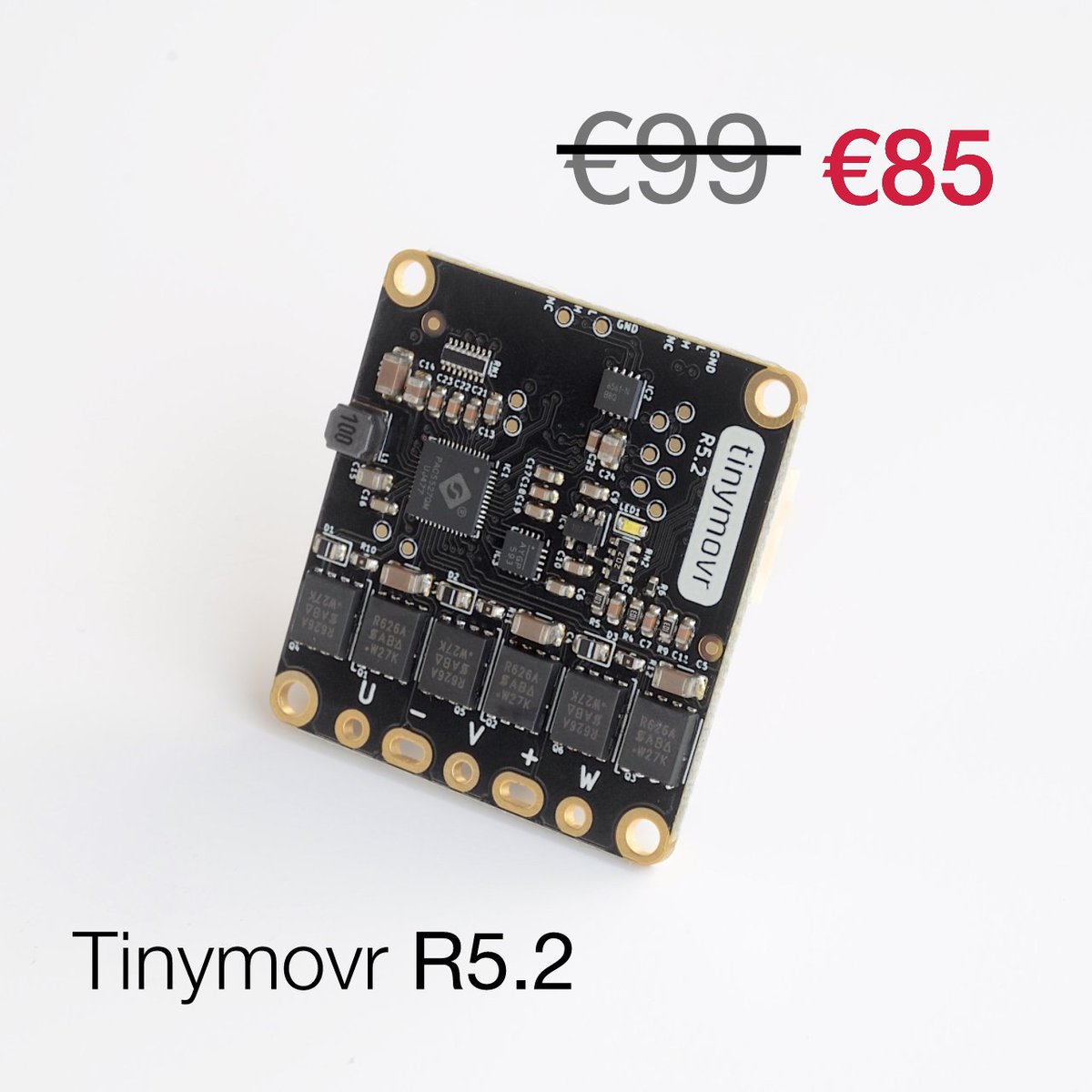 📣 #PriceDrop Alert at #Tinymovr! 🛠️💸 
✅ R5 now €85 
✅ Servo Kit now €169 
✅ Starter Kit €135 
Grab your motion control essentials at tinymovr.com! #Motioncontrol #Robotics #BLDC #PMSM #TechDeals #BuildMore