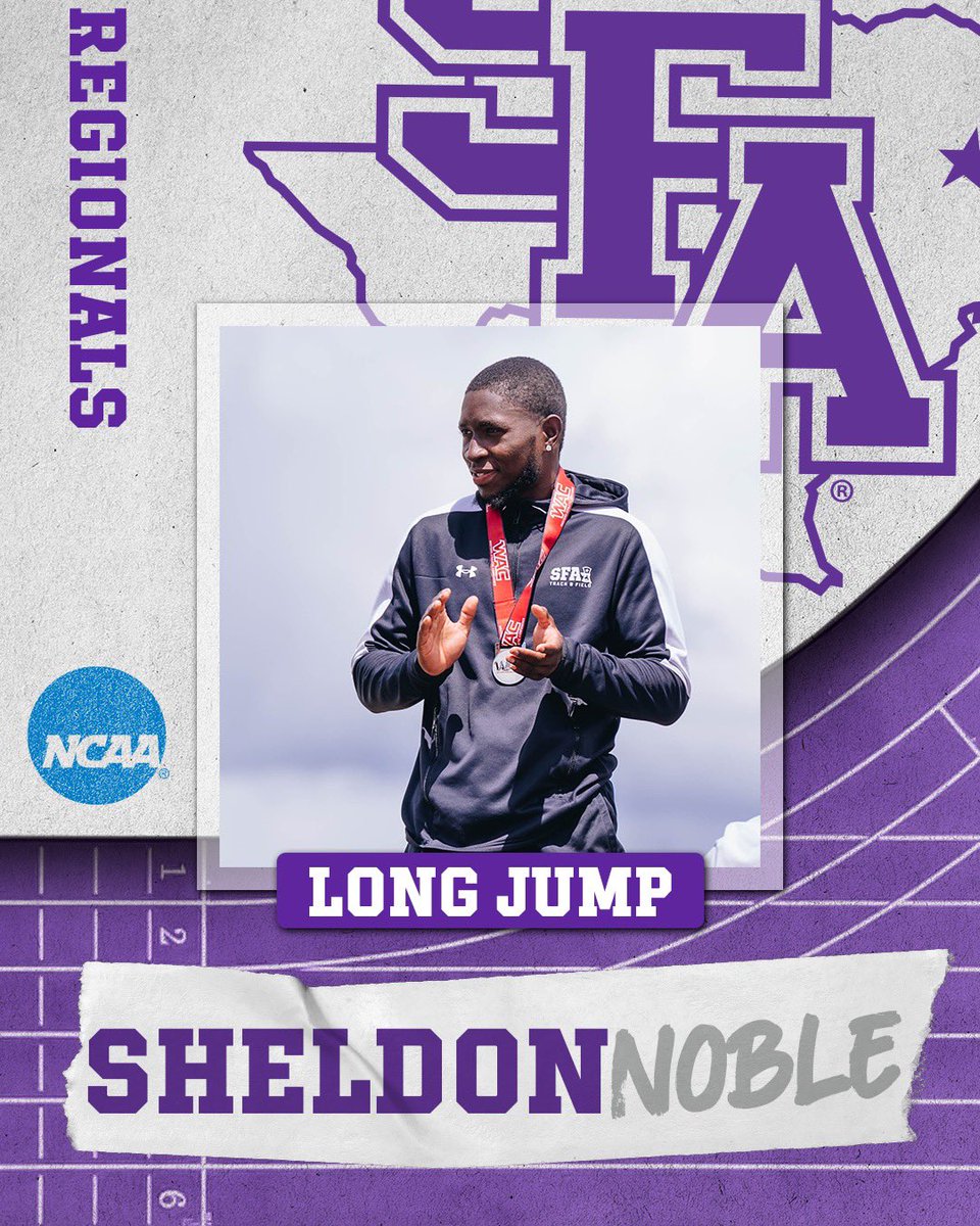 𝐑𝐞𝐠𝐢𝐨𝐧𝐚𝐥 𝐁𝐨𝐮𝐧𝐝 🪓 Sheldon Noble has qualified for NCAA Regionals! He is 93rd in the nation with a mark of 7.56m! #AxeEm x #RaiseTheAxe
