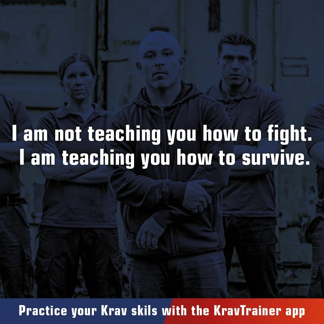 I'm not teaching you how to fight. I'm teaching you how to survive.

Practice your Krav Maga at home? Check kravtrainer.com for more info.

#kravmagatraining #kravmaga #ikmf #kravmagaglobal #kravmagaworldwide #kmg #kravwomen #stayaway #kravmagalifestyle