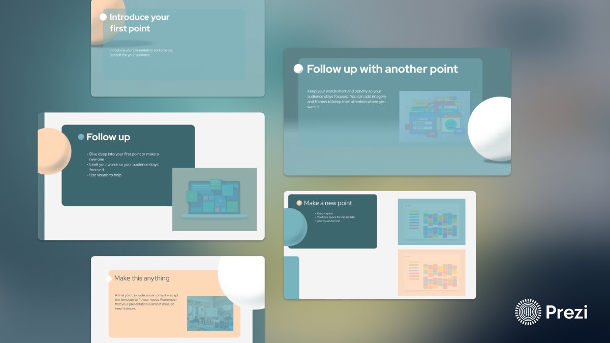 prezi's tweet image. Wow your teams or clients with our new presentation template made for product demos. 💼🔥 Designed to captivate your audience and showcase your offerings like never before.

Try it out at prezi.com.

#productdemo #presentationtemplate #AItemplate #AItools