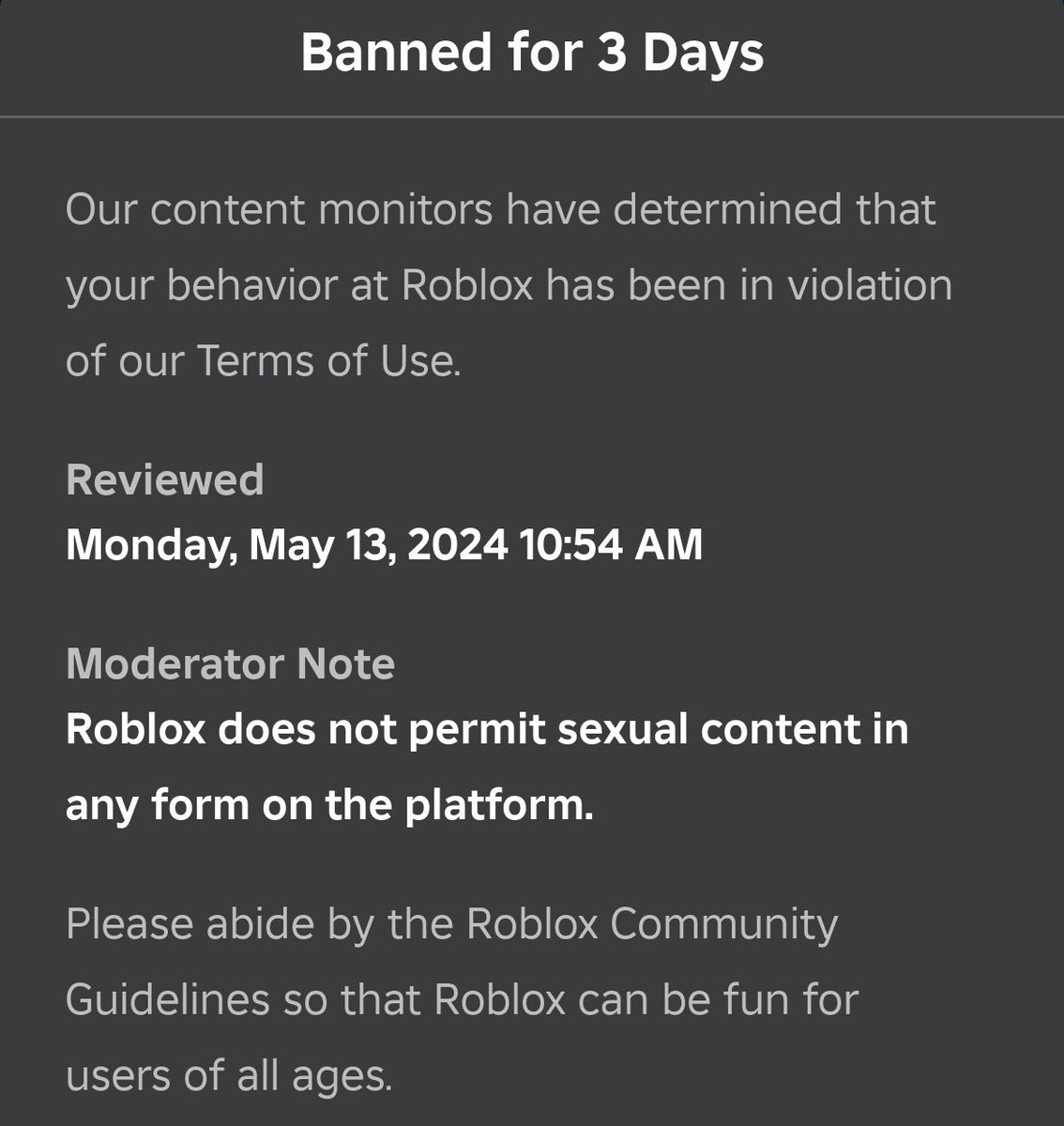 Roblox moderation / guidelines for bundles FUCKING SUCK and i will put my two sense as to why.
The modesty layer is probably one of the dumbest requirements since it not only goes over 2d clothing, but it also BANS you if you do the modesty layer wrong or not modest enough 1/?