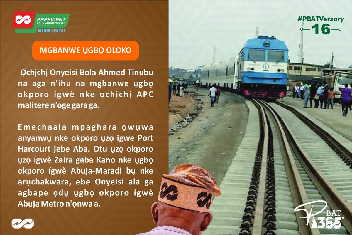 Like President Bola Tinubu said in his early days in office, he inherited the assets and liabilities of the immediate past administration and one of such assets is the rail system revolution which he has continued to pursue since he came into office. Many ongoing rail projects