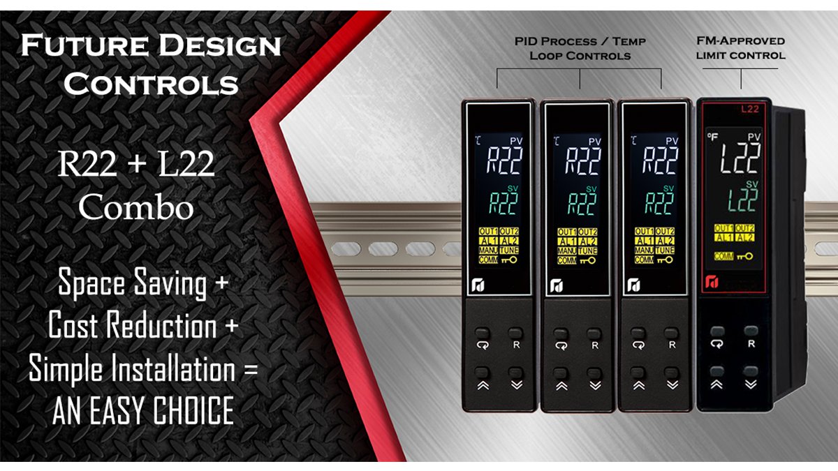 FutureDesignC's tweet image. “Why not make an FM-Limit version of the R22?” was the question posed by two of our long term OEM customers.

OK - Sure thing!

futuredesigncontrols.com/L22-L62-L42_FM…

#controlsystems #industrialautomation #temperature #controls #processengineering #controlsystems