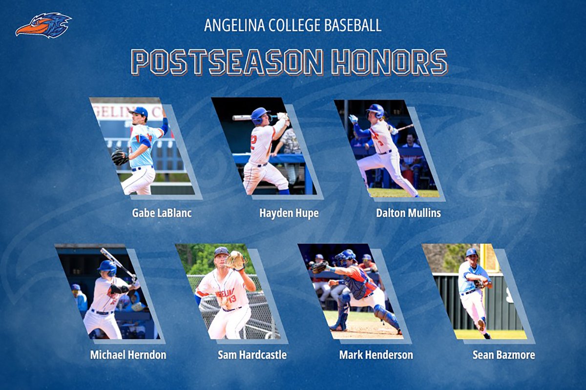 ROADRUNNER BASEBALL PLAYERS EARN POSTSEASON SUPERLATIVES. Click the link for the full story. <a href="/angelinacollege/">Angelina College</a> <a href="/RunnersBSB/">Angelina College Baseball</a> 
angelina.prestosports.com/general/2023-2…