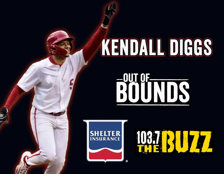 103.7 The Buzz (@1037thebuzz) on Twitter photo Coming up next on "Out of Bounds":
1:30 <a href="/diggs_kendall/">Kendall Diggs</a>
2:10 <a href="/CoachZ_ARKANSAS/">Matt Zimmerman</a>
2:30 <a href="/CACBaseball/">CAC Baseball</a> coach Hayden Cruce
3:00 Kendall Givens and Jackson Woodard in studio to tell us about their football camp Coming up next on "Out of Bounds":
1:30 <a href="/diggs_kendall/">Kendall Diggs</a>
2:10 <a href="/CoachZ_ARKANSAS/">Matt Zimmerman</a>
2:30 <a href="/CACBaseball/">CAC Baseball</a> coach Hayden Cruce
3:00 Kendall Givens and Jackson Woodard in studio to tell us about their football camp
