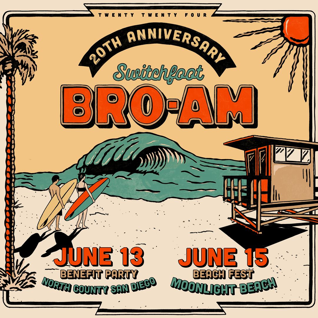 It's the 20th anniversary of @SwitchfootBroAm, which supports local orgs that create a thriving future for every kid in San Diego! CAF is grateful to be a beneficiary. Register for FREE event or buy tix for the benefit party at broam.org! #TeamCAF #BroAm