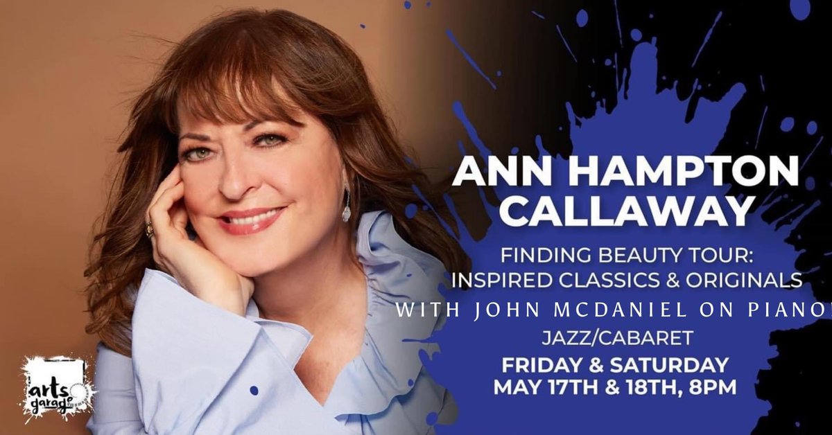 Florida friends, do you have tickets to this weekend's Friday-Saturday 8PM run of 'Finding Beauty: Inspired Classics and Originals' at Arts Garage in Delray Beach? Everyone has a great seat in the house, with Tony/Grammy/Emmy winner John McDaniel on the keys and me strutting the