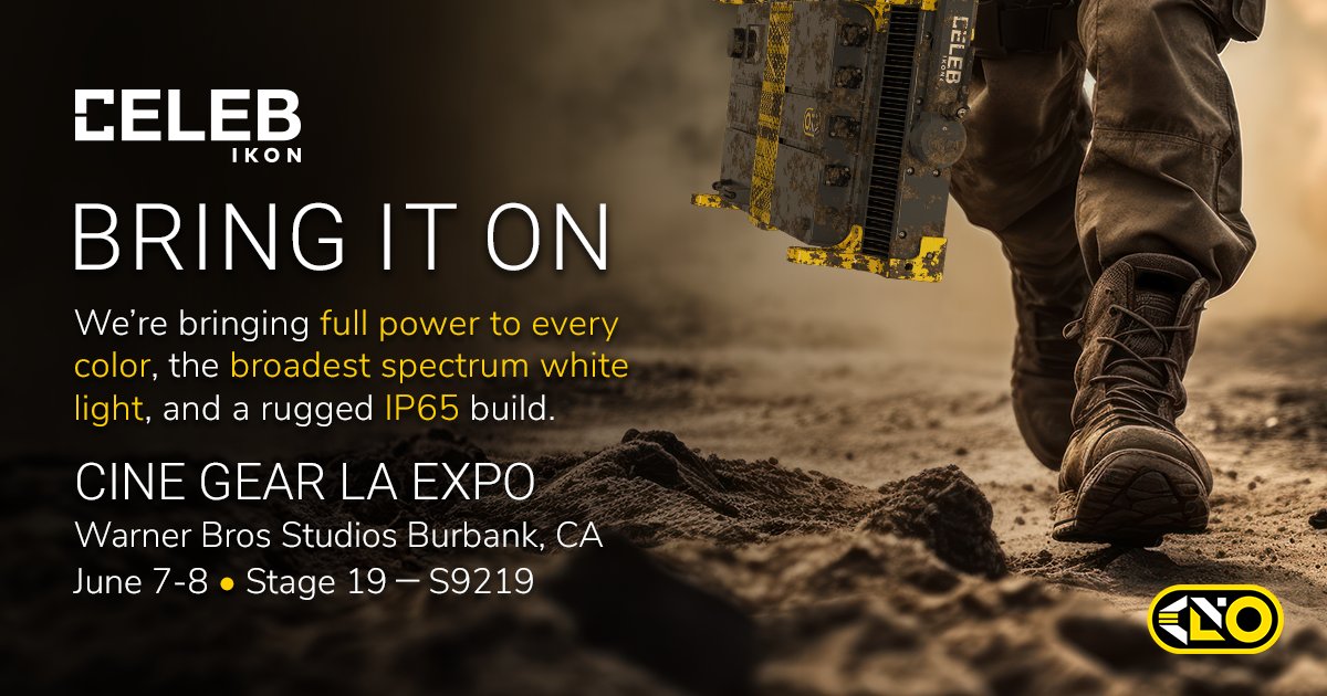 BRING IT ON!
We're bringing full power to every color, the broadest spectrum white light, and a rugged IP65 build to @cinegearexpo 👉 [Register] cinegearexpo.pulse.ly/gmuvkk7zh6

#2024CineGearExpoLA #kinoflo #litbykino #ip65 #cinematography #locationshoot #movieset #filmset