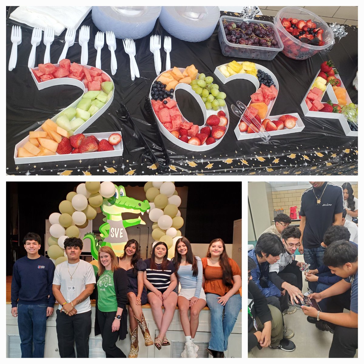 kimperclefarias's tweet image. The BEST Senior Day welcoming back our 2024 Graduates one last time to walk their SVE halls plus our staff vs seniors kickball game! It's always my favorite day and so sad that future graduating classes now won't have this experience #ForeverGators @RichardsonHS1 #RISDweareone