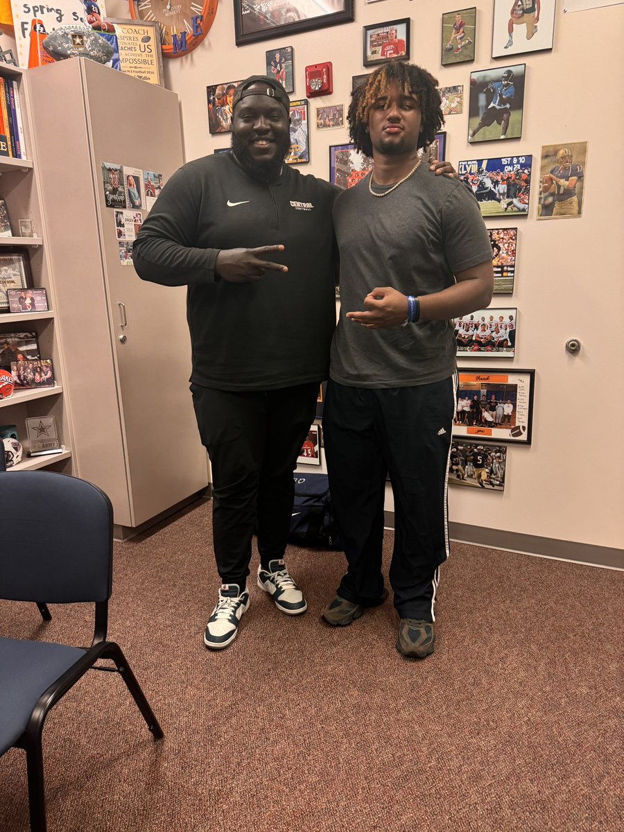 Thank you coach @CoachPatBelony for stopping by today and sharing more about CWU and the culture!