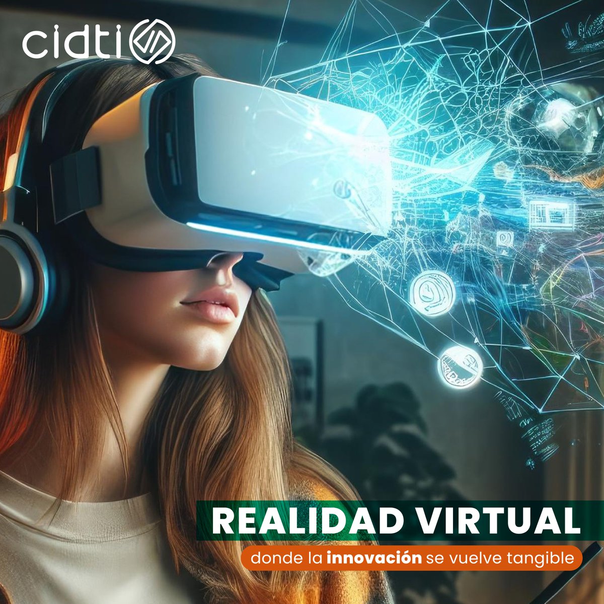 Descubre el potencial de la #RealidadVirtual en tu organización con #Cidti40. Mejora la formación, facilita la colaboración y optimiza procesos. ¡Convierte la #innovación en realidad con nuestro equipo de expertos! 💼🌐 #InnovaciónTecnológica #RV #TransformaciónDigital