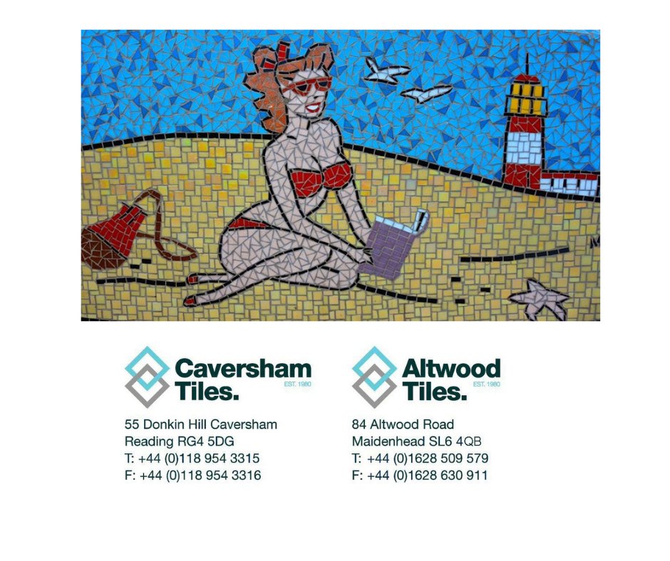 It will soon be summer !  🎨🏡 #HomeDecor #MosaicArt #TileInspiration #tiles #caversham #maidenhead