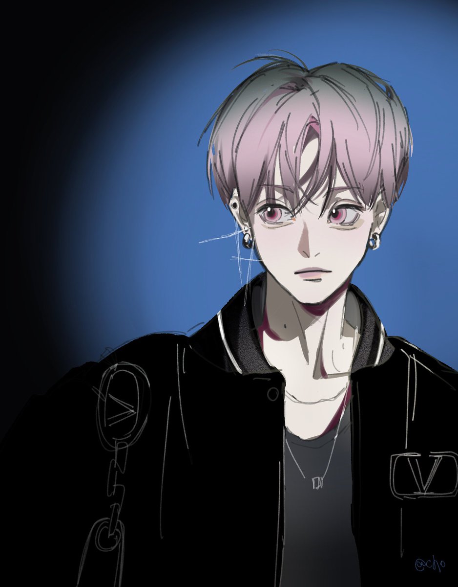 cloudlike_cho's tweet image. #ATEEZfanart #홍중