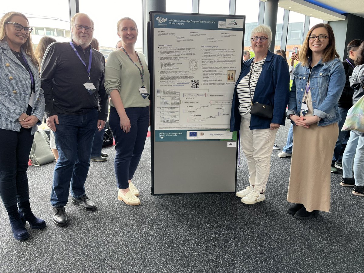 Really enjoyed the @AdaptCentre conference where Lucy McKenna presented our VOICES poster. 🙂