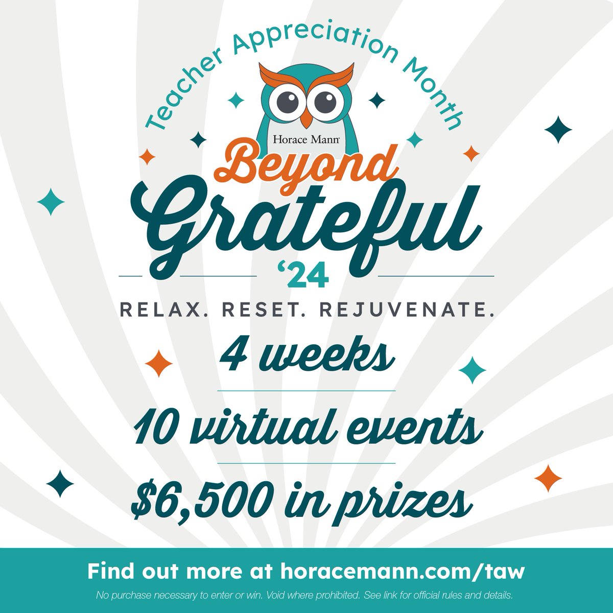 @HoraceMannInsurance has turned #TeacherAppreciationWeek into a month-long celebration for anyone in education! They’re hosting free virtual events and four weeks of prizes like a Ninja CREAMI, a KitchenAid mixer and tons of gift cards! More here: bit.ly/44goZVC