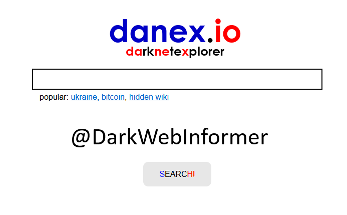 💡Dark Web Search💡Danex is a Dark Web search tool. As always be wary of what you search/click. There is no banners on the front page. The clearnet site just tells you to download Tor. Onion below.👇

#DarkWeb #Cybersecurity #Security #Cyberattack #Cybercrime #Privacy #Infosec