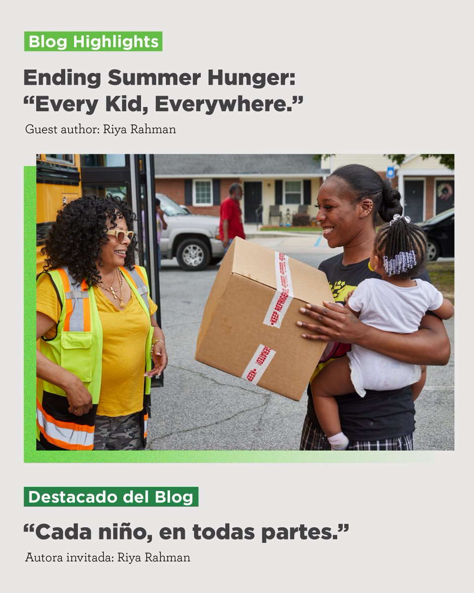Discover how the amazing community of Burke County strives to #EndSummerHunger, and ensure 'every kid, everywhere' doesn't go hungry over the summer break by providing meal boxes. 🚌📦 bit.ly/4d9ZEAG 

#NoKidHungry #summermealsforkids #summermeals #summermealdelivery