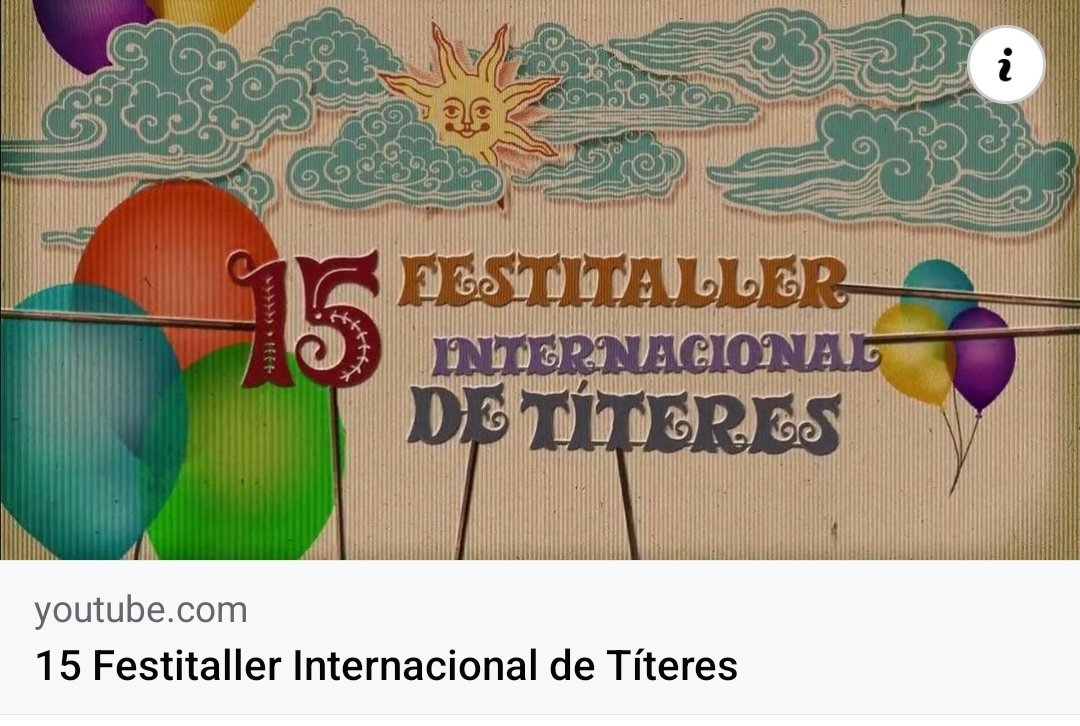🎀Del 14 al 19 de mayo la ciudad de #Matanzas se llenará de flores💐 titiriteras, pues el Festitim estará dedicado a la mujer en los retablos. 📌 youtu.be/zoAZ5uln-W8?si… #CubaEsCultura #artesescénicas #teatrodetiteres