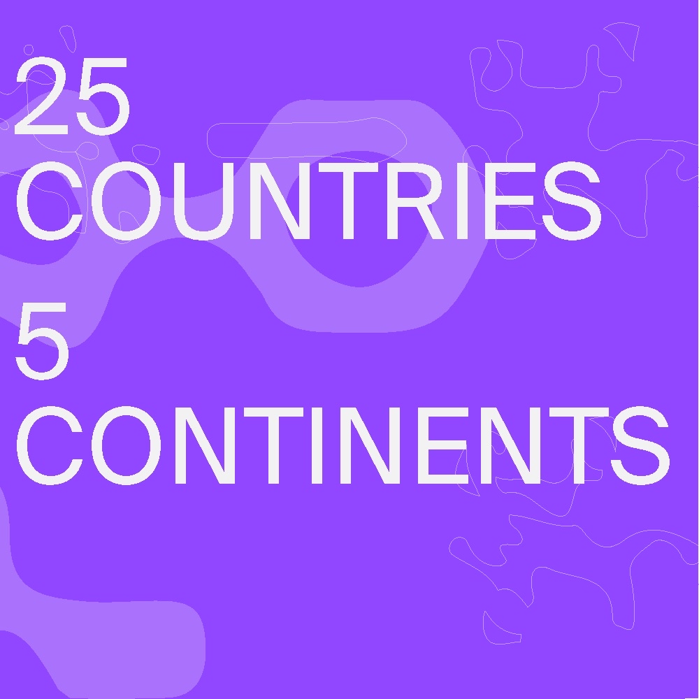 Thank you all!
We have selected our 4 artists out of nearly 120
submissions from 25 Countries, reaching from US, Mexico,
Canada, Argentina to Thailand and China. This is a new record for our residency and we are so grateful to receive so much positive feedback
from the community!