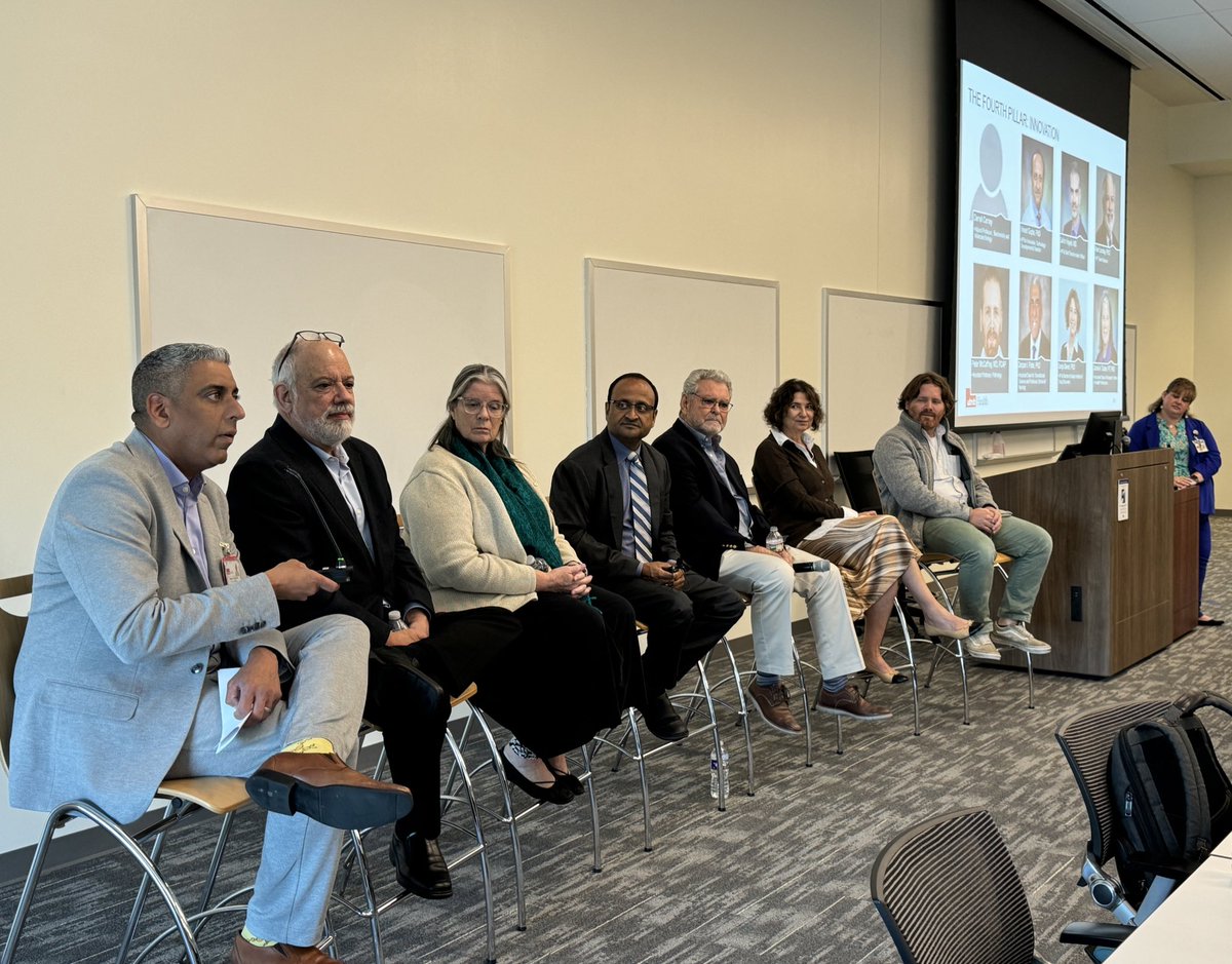 Research Day explores “The Fourth Pillar: Innovation.” Thank you to our panel of experts, representing different areas of the institution, who have joined us to share their unique experiences and perspectives on innovation at UTMB.