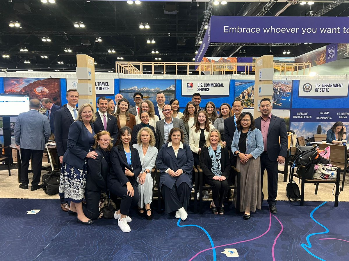 We were thrilled to have 40 @ExportGov colleagues convene and participate at #IPW2024 in Los Angeles last week! We welcomed 5,000 delegates from across the globe, boosting U.S. #travel and #tourism. 🌎✈️ #GlobalBusiness #TravelIndustry #TourismUSA