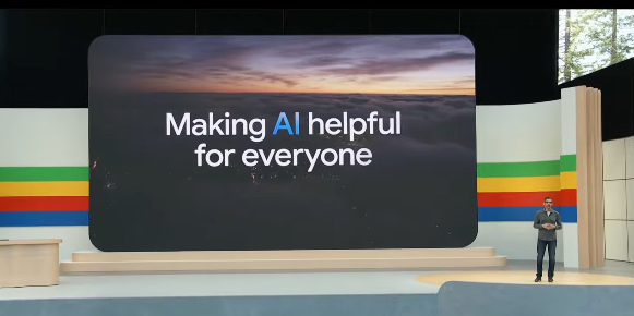 Ayer lo dijo OpenAI, ahora Google. Esperamos que este esté realmente apegado al bien común. #MakerAIHelpfulForEveryone Hagamos que la IA sea útil para todos.