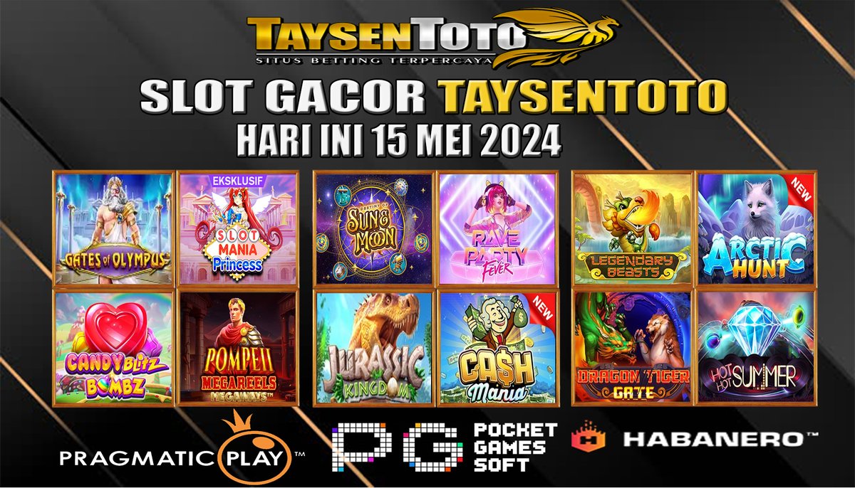 Slot Gacor Hari Ini 15 Mei 2024
-
Ayo Bermain di Situs Slot No 1 Di Indonesia 🇮🇩

#taysentoto #slotgacor #slotno1indonesia #slotindonesia #rtp #slotrtp #slotgacorhariini #slot