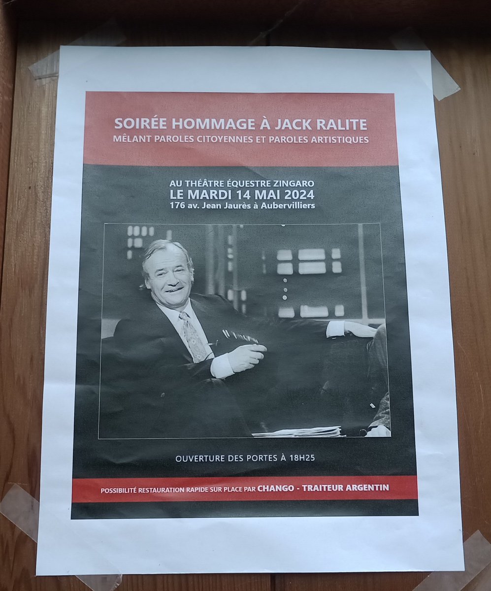 Ce soir à Aubervilliers hommage à Jack Ralite. Content de reparler de son leg dans la lutte contre le saturnisme, pour la santé des jeunes, pour une santé publique passant par l'épanouissement, l'émancipation, la culture. Ralite et la santé publique, une histoire contemporaine.