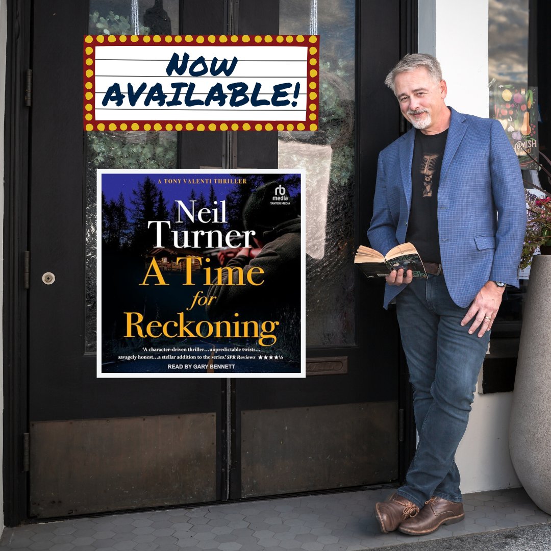 Happy #Audiobook #ReleaseDay to @BooksNeil! Book 4 of the gritty Tony Valenti Thrillers is now available from @TantorAudio! I'm so grateful to Neil for trusting me with this great series, and each book gets better as we follow Tony's exploits for justice!