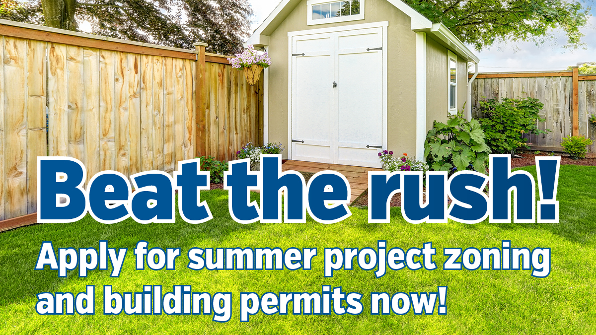 Get a jump on that shed or small structure project you’ve been pining for and beat the summer project permit rush we see every spring! Apply online for your new shed or small structure at bit.ly/3dMHTd2. #BurlON