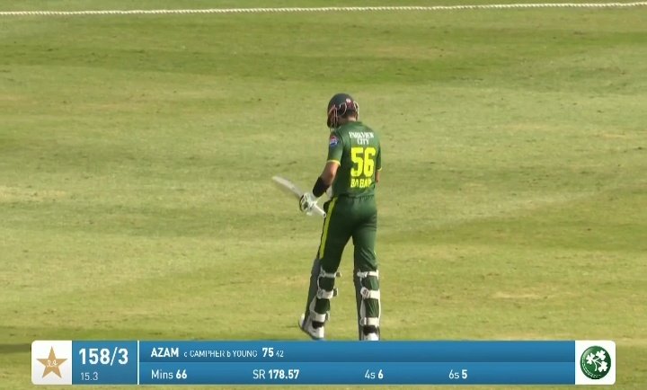 Murphy 2.0 (@wasmurphy_) on Twitter photo It was a good knock by Babar Azam if we exclude.
- 3 drop catches
- 2 runout missed chances
- Flat pitch
- Ireland Farmer bowlers
- 40 meter boundaries
Well played Babar Azam 🔥
#PAKvIRE | #BabarAzam It was a good knock by Babar Azam if we exclude.
- 3 drop catches
- 2 runout missed chances
- Flat pitch
- Ireland Farmer bowlers
- 40 meter boundaries
Well played Babar Azam 🔥
#PAKvIRE | #BabarAzam