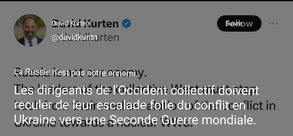 David Kurten, homme politique britannique et chef du Heritage Party, écrit sur X.