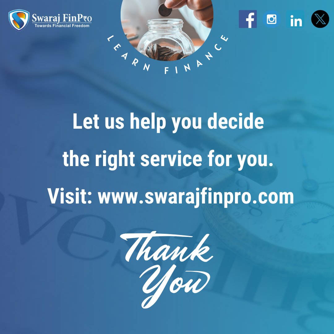 The Key to Investment Success Is Knowing About Investment Instrument Like Mutual Funds, SIP, Peer To Peer Lending, and Equity All Rounder. Diversify Your Portfolio With These Instruments By Investing Under Expert Guidance Swaraj Finpro.

#mutualfunds #SIP #P2PLending #Equity