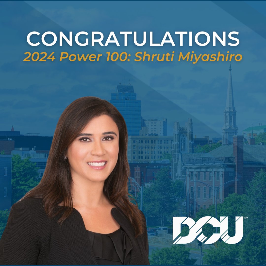 #TuesdayMotivation: CCUA member, Shruti Miyashiro, CEO of @DCUcreditunion, was recently named in the @WBJournal Power 100 for 2024! 👏 Join us in congratulating Ms. Miyashiro, on being a part of this prestigious list of #powerplayers in the #community. wbjournal.com/article/2024-p…