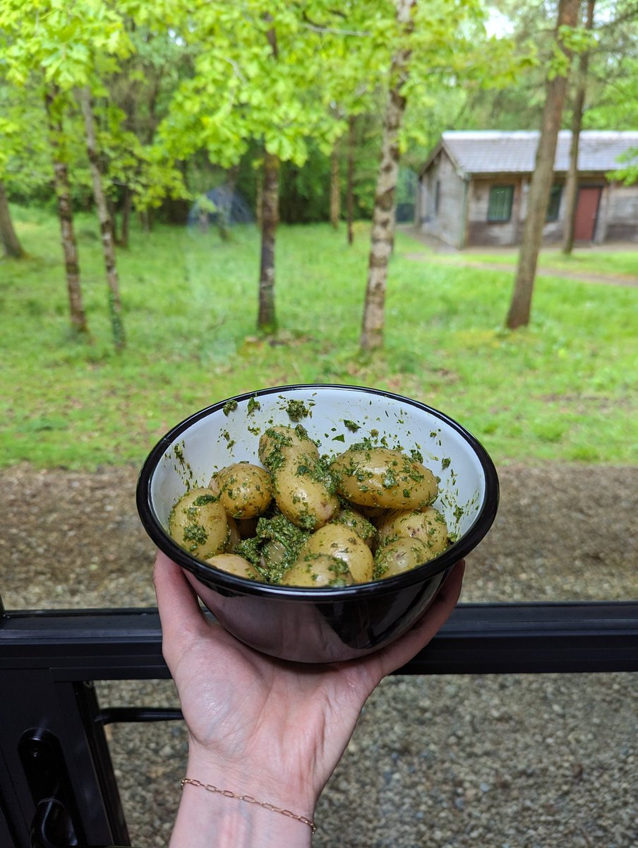 As soon as I saw the recipes from @GiuliaCrouch's new book in The Times on Saturday I knew I wanted to make them... And they were every bit as good as I thought (if I do say so myself, etc etc) (Ricotta and broad beans on toast and spuds with dill, rocket and capers)