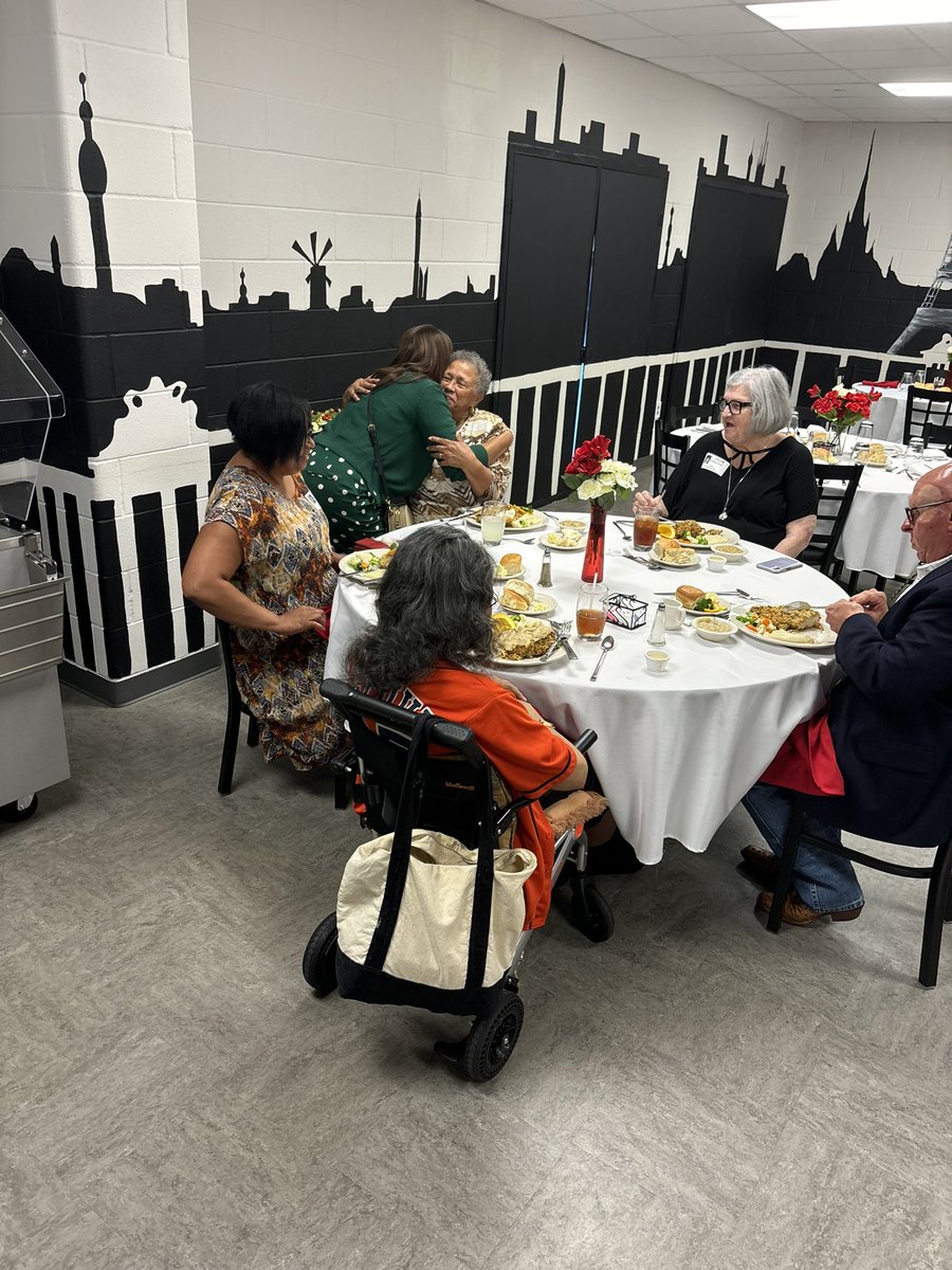 Superintendent Patterson stopped by the Cougars’ Bistro to celebrate and have a lunch chat with retired educators from the Crosby Area Retired Teacher Association. Several of these educators taught Superintendent Patterson when she was a student in Crosby ISD. #movingforward
