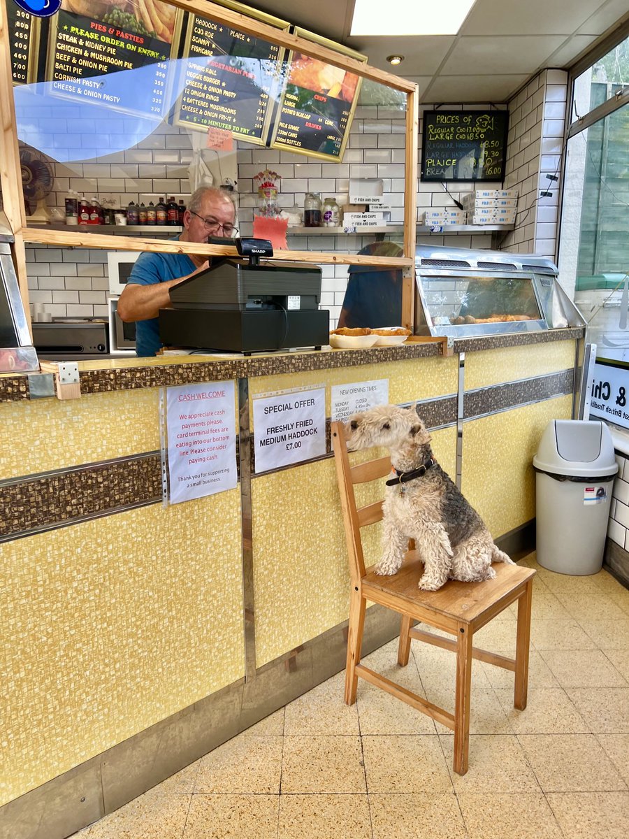 Just been to get Fish & Chips from the Chippy ❤️