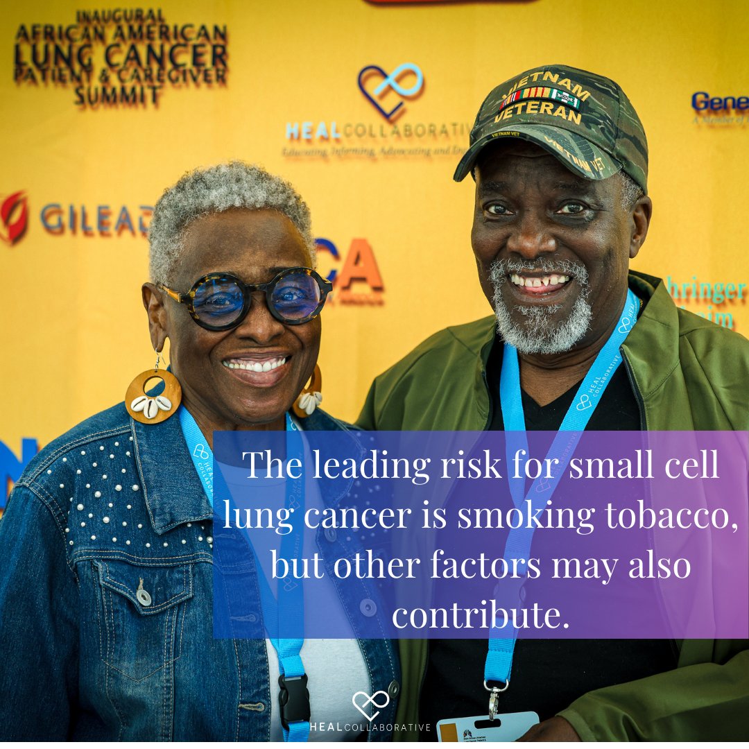 Smoking tobacco is the leading risk factor for small cell lung cancer. Join us in Chicago on this Saturday, May 18 from 10 am to 12:30 pm to learn more about #SCLC, screenings, and treatments. Register now! tinyurl.com/362tpnzy @Amgen #HEAL12