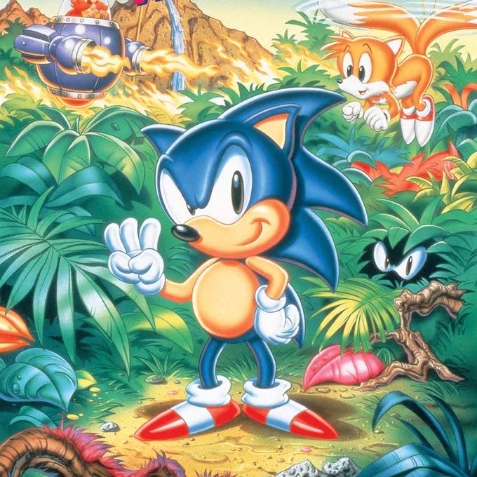 Genuinely crazy to see greg martin's work was the influence for the dreamcast era artwork which in retrospect. It makes a lot of sense. It is basically a refined take with the original design instead of a completely different design and that's pretty neat 