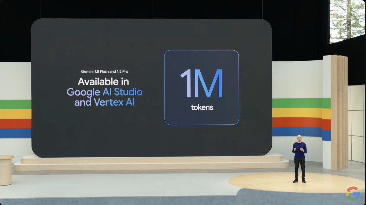 Meet Gemini 1.5 Flash, a lighter weight model, designed to be fast and cost-efficient to serve at scale, while still featuring multimodal reasoning capabilities. #GoogleIO