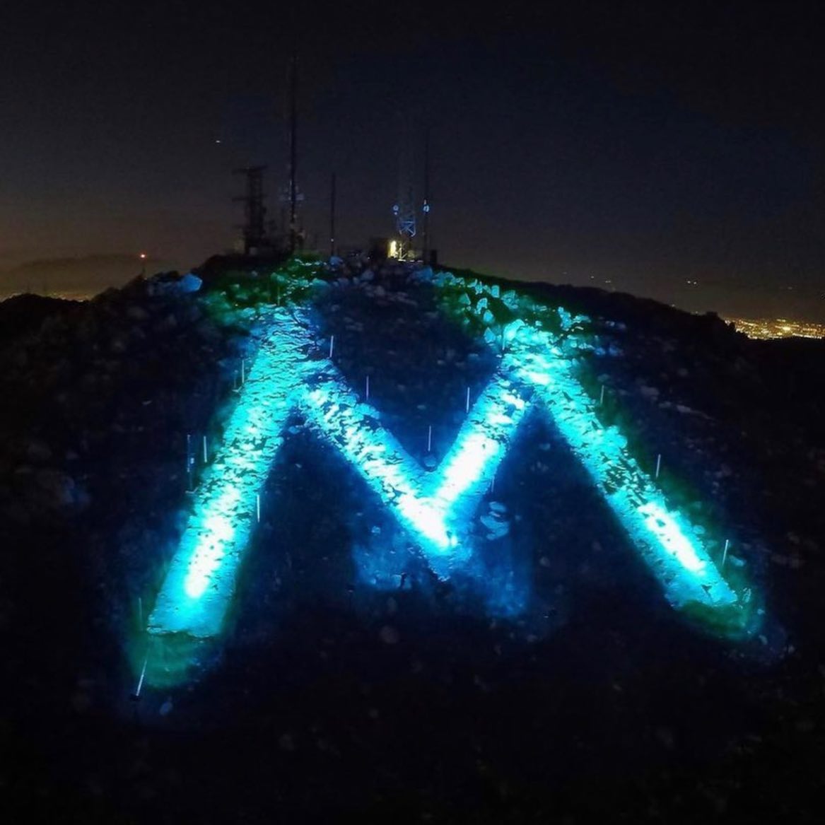 Tonight, the M on Box Springs Mountain will be lit teal in honor of Tourette Awareness Month.
.
.
#morenovalley #ilovemoval #mlighting #tourettes #tourettessyndrome