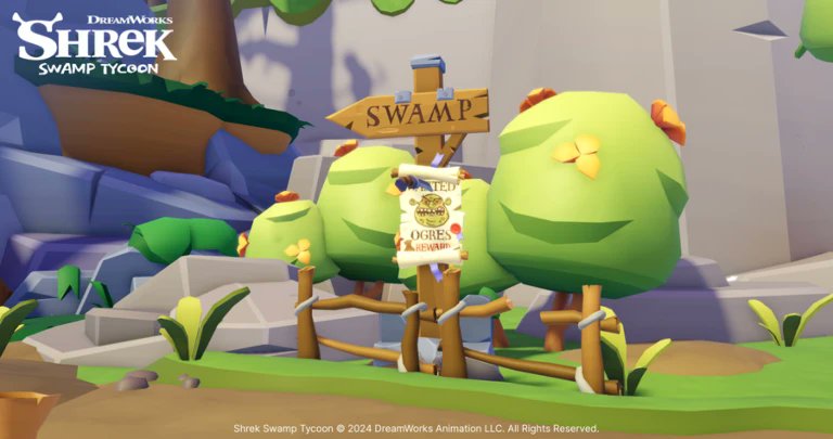 An official Shrek experience is now in Roblox! Shrek Swamp Tycoon, where you rebuild Shrek's Swamp, is currently in closed beta and costs 50 Robux to play.